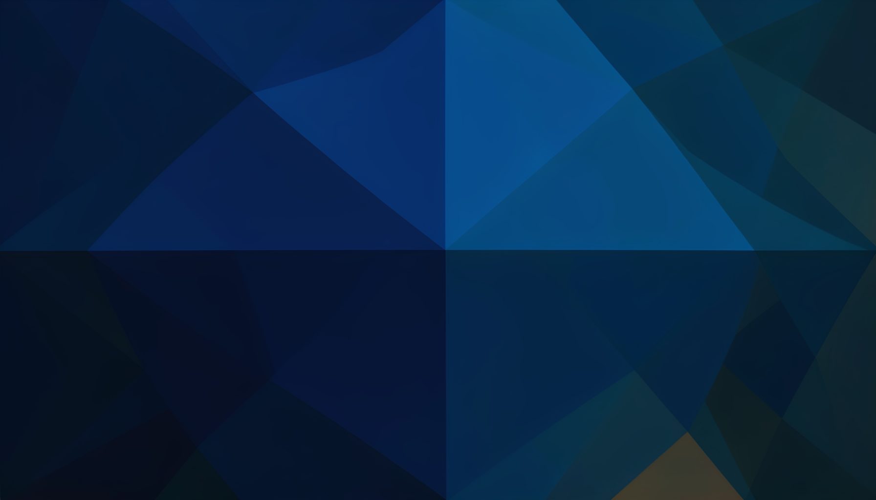 Low-poly faceted render in deep navy and muted teal with subtle amber highlights, suggesting a tutorial or guide